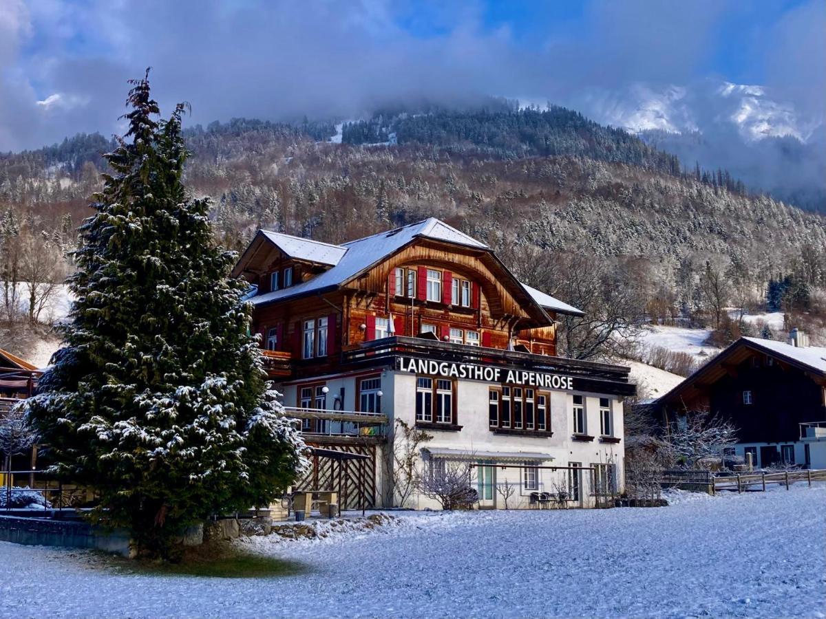 Hotel Alpenrose Beim Ballenberg Hofstetten bei Brienz Exterior foto