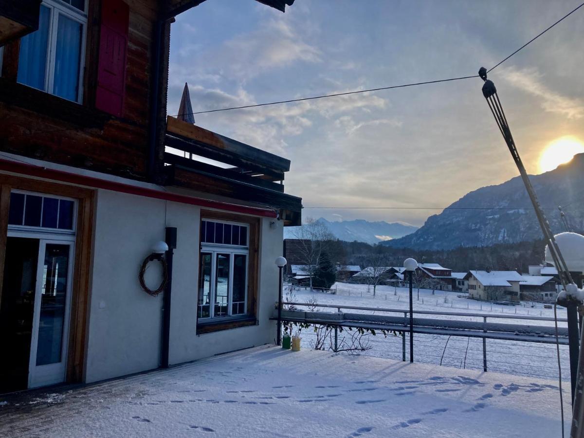 Hotel Alpenrose Beim Ballenberg Hofstetten bei Brienz Exterior foto